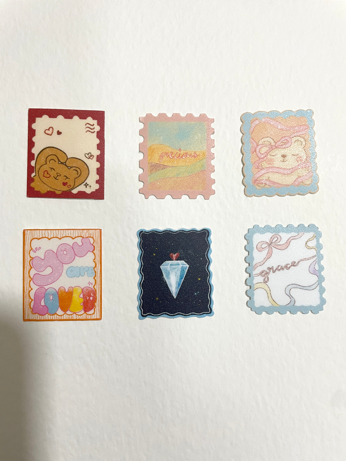 Bundle: Stamp Stickers and Postcards