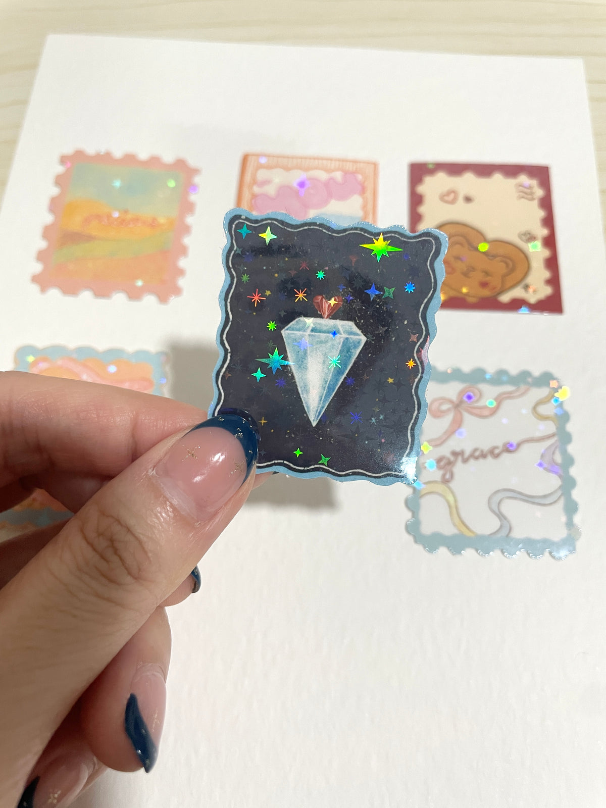 Bundle: Stamp Stickers and Postcards